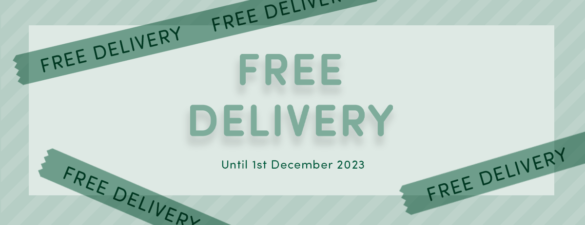 Free Delivery Extended!