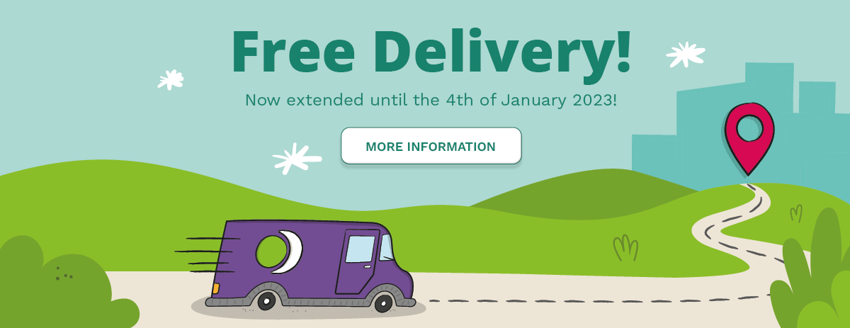 Free Standard Delivery Extended!