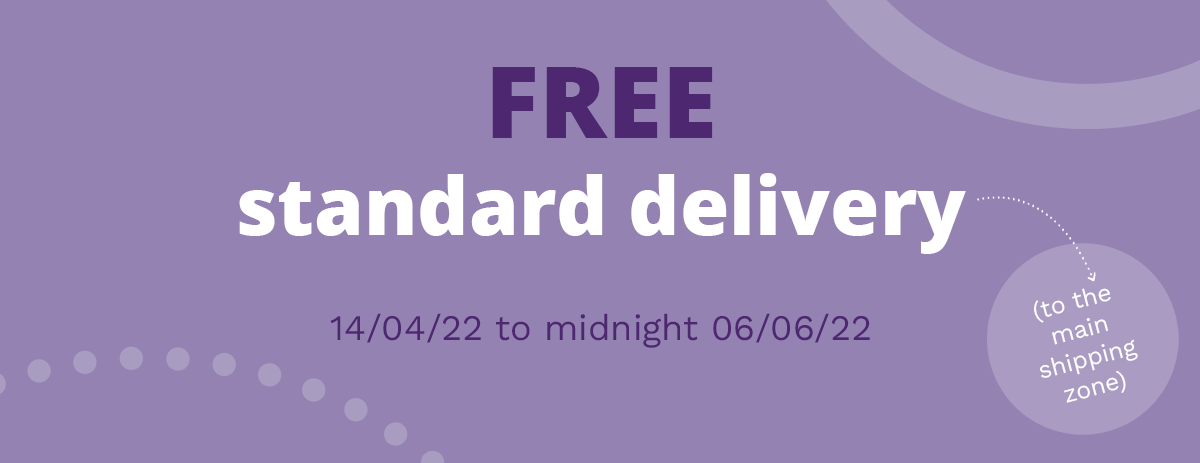 Free Standard Delivery Now On!